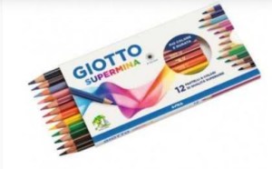 Matite Colorate Tinta Unita Mina 4.0 Confezione 12 Colori